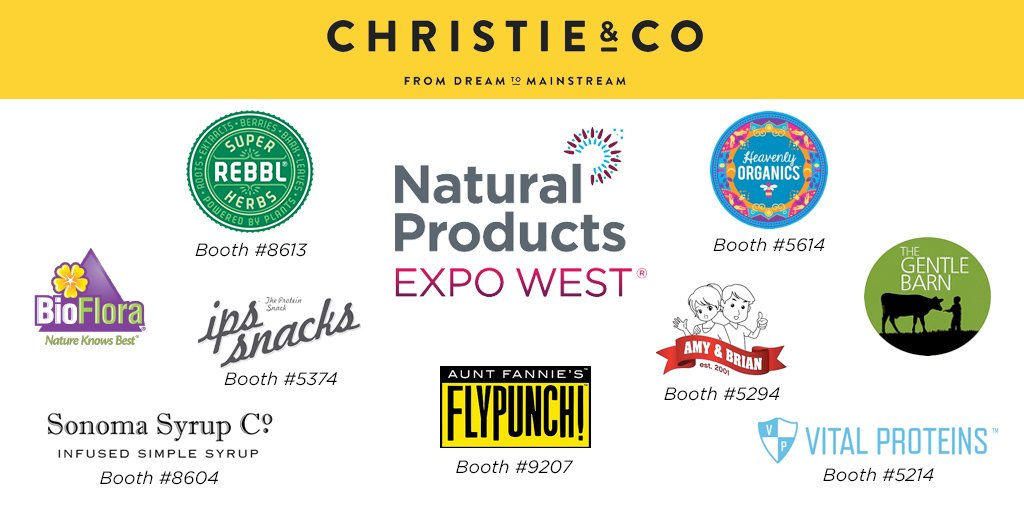 wearechristieco's tweet photo. We are so thrilled to be heading to #ExpoWest with our wonderful clients. See you in Anaheim! #NPEW2016 https://t.co/Nt8kKEGDlU