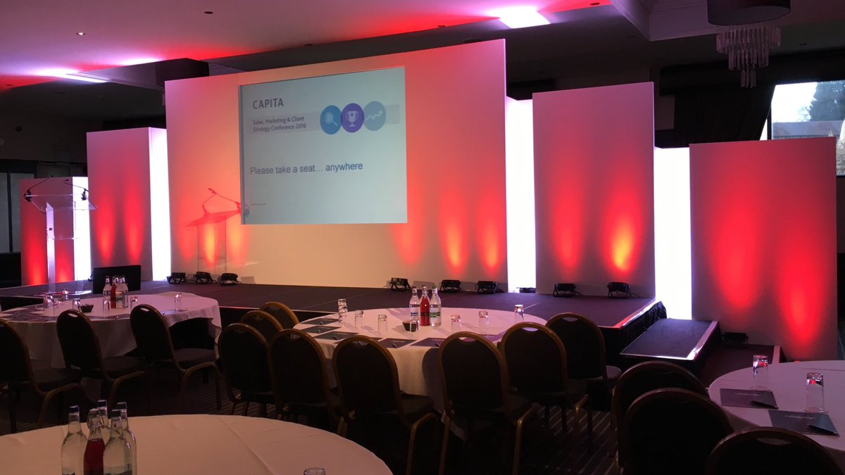 Lemonzestevents's tweet image. A nice leisurely install today has team  Zest all set and ready for tomorrow&apos;s event. #conferencemagic #eventprofs