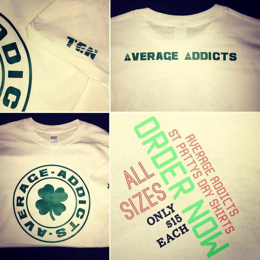 twoaddicts's tweet photo. Order now: $15
Celebrate St Patricks Day like a true addict. @averageaddicts logo flipped … https://t.co/uqgZdSsVyO https://t.co/GvdtWDwY6i