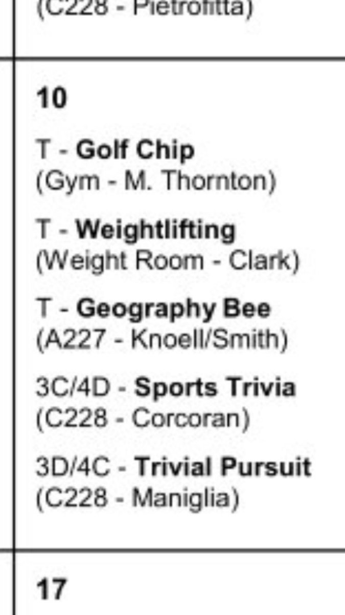 Events for tomorrow! Go out and support white team needs your help! LETS GET IT!!!!!