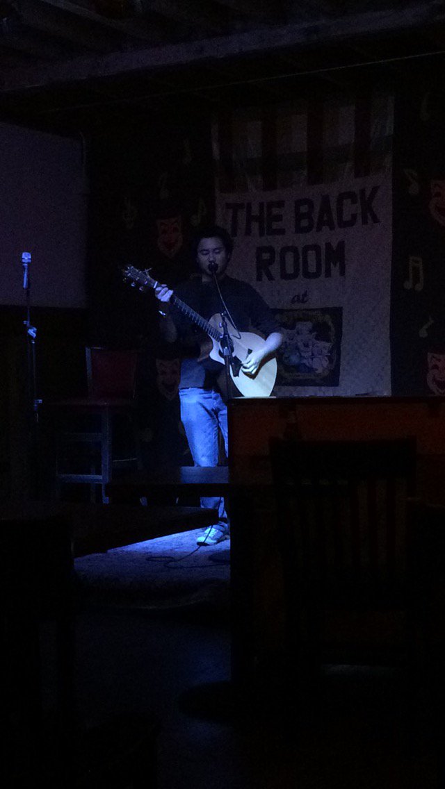 Giggin' at the Pig N Whistle, Feb. 27, 2016 #musician #singersongwriter #hollywood #folk #rocknroll #pignwhistle