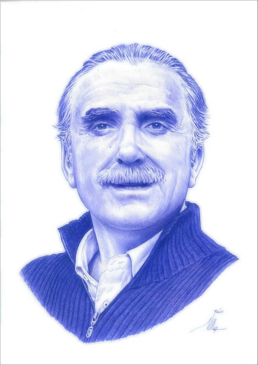 Retrato de Juan y Medio para el programa de hoy <a href="/enlatuyaolamia/">En la tuya o la mía</a> con <a href="/BertinOsborne/">Bertín Osborne</a> @FabiolaOsborne_ <a href="/Proamagna/">Proamagna</a>