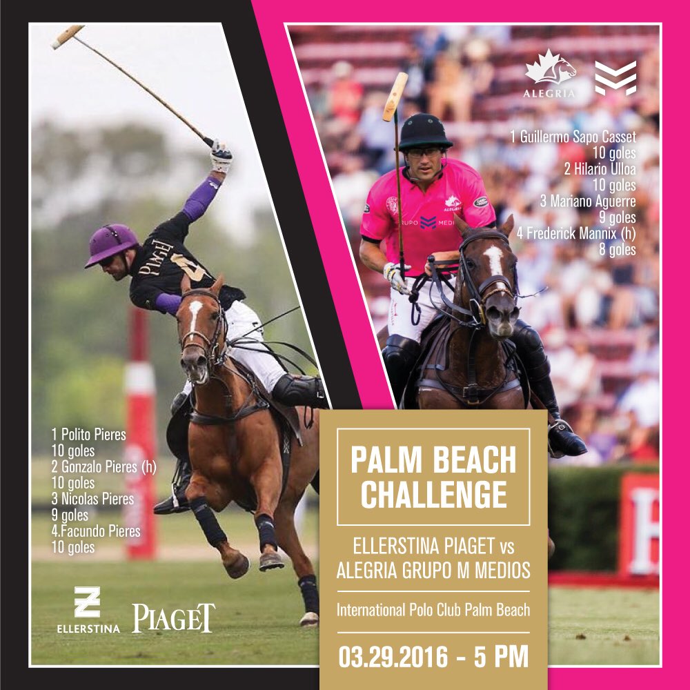c8polo's tweet photo. Se viene la primera exhibición en Palm Beach @ellerstina @Piaget @AlegriaPolo @GRUPOMMEDIOS https://t.co/VlWnZSl0VQ