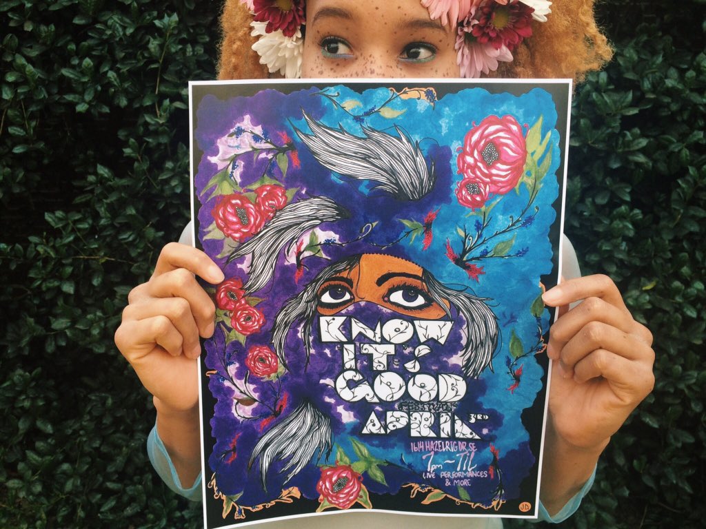 KnowItsGoodFest's tweet photo. #Atlanta! Take a photo w/ our poster, tag us, and you could win some #KnowItsGoodFest merch! ๐ #atlanta #contest https://t.co/M9PJOiJUSo