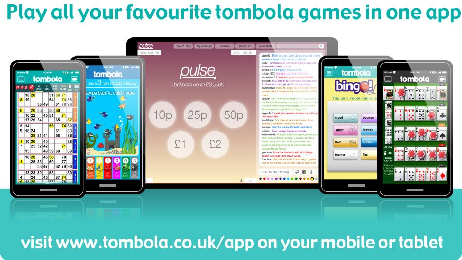 HotFreeBingo's tweet photo. Try Tombola's new Mobile Bingo App!
https://t.co/a7N77HJsZZ
#tombola #mobilebingo #bingoapp #Onlinebingo #bingo https://t.co/b9dEkGvh2Y