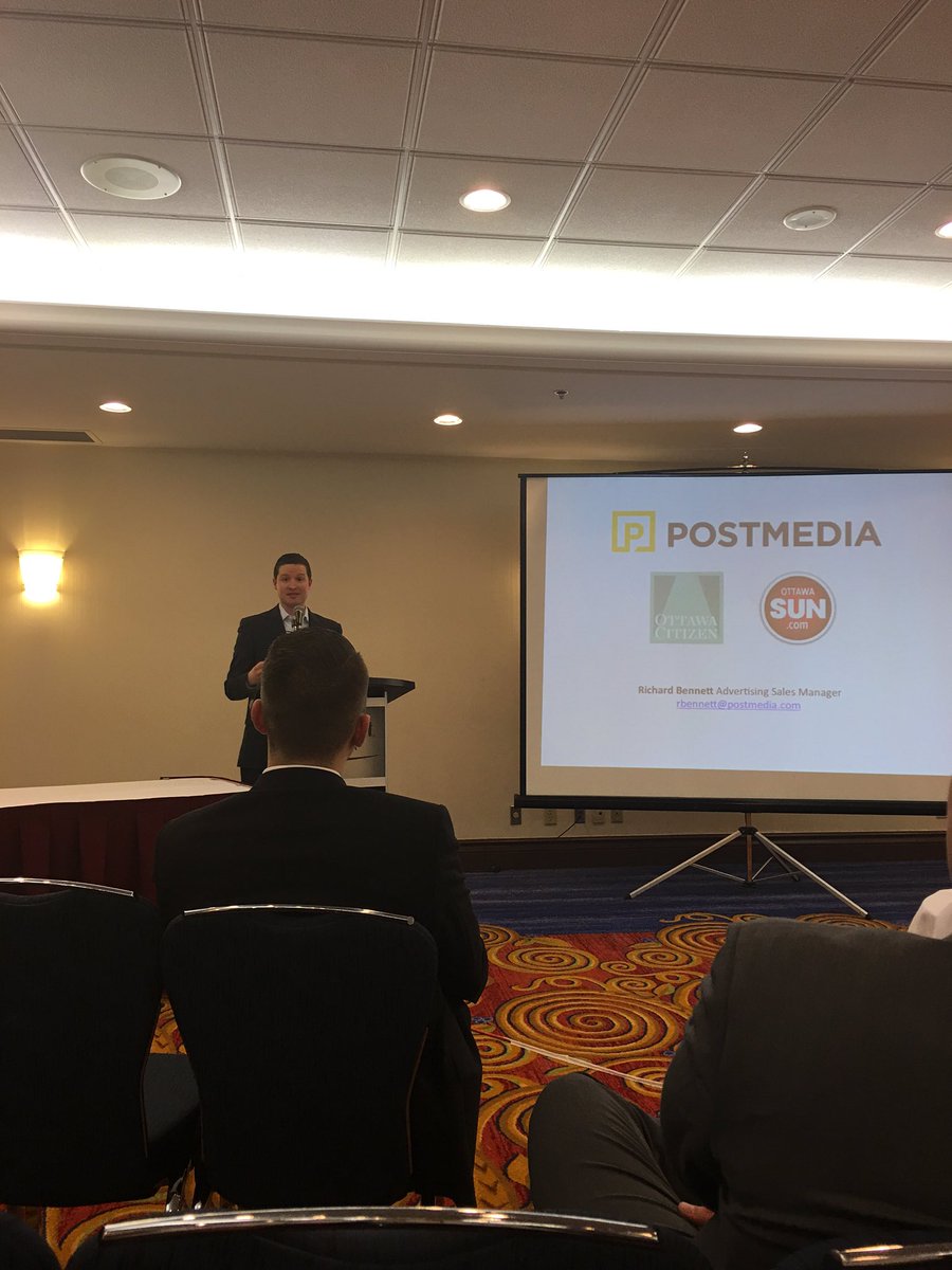 ARHHRA's tweet photo. Richard Bennett from @PostmediaNews at @TelferMarketing's Mad Marketing networking event! https://t.co/HmDk8wtxdl