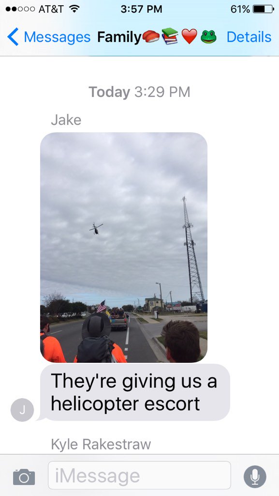 stacysrake's tweet photo. @jakerake55 #ATOTROY #WALKHARD2016 #proudofyou🇺🇸 https://t.co/UETaALw7x8