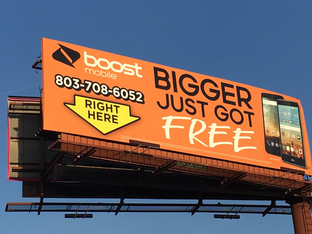 tkirk44's tweet image. When a new owner takes over prime real estate and knows how to advertise. Bush River, Columbia Cellular World