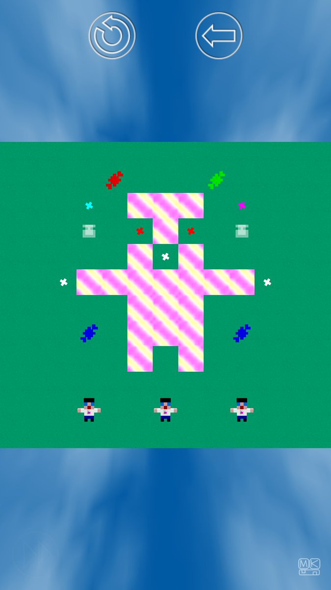 ManiacKickSirup's tweet photo. Some #twist #secretending in my #indiegame #puzzle for iPhone&amp;iPad @CandyJamREMIX

https://t.co/TaknFj7vr9
#indiedev https://t.co/8eNWKeRSVo
