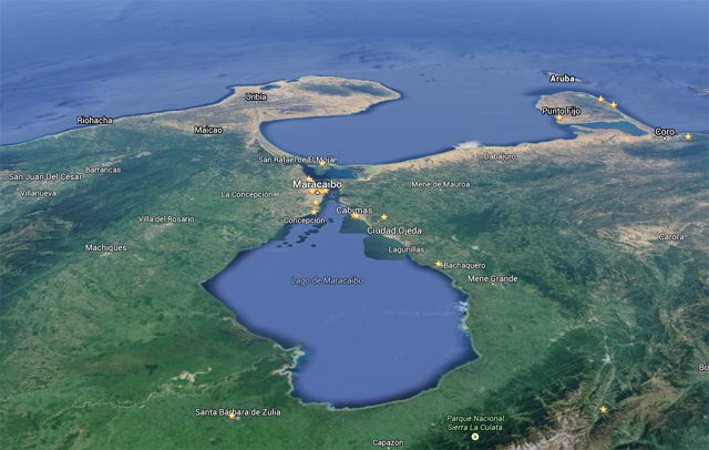 via <a href="/DrJonSantiago/">Jonathan Santiago</a>:Lago de #Maracaibo fenómeno excepcional en geografía mundial, único lago relacionado al mar "