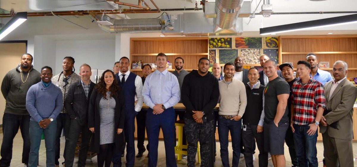 Some <a href="/NFL/">NFL</a> players visited us to learn how <a href="/Instacart/">Instacart</a> became one of the fastest growing #tech companies
