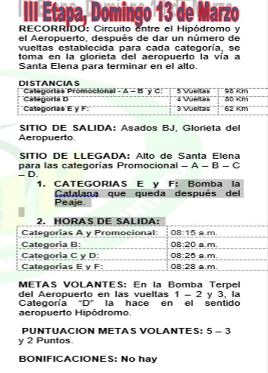 Este domingo 13 de marzo será la 3a y última etapa de la Copa <a href="/ciclolineasas/">Ciclolinea</a> #Asancir  ¡Inscríbete oportunamente!