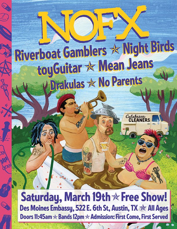 fat_wreck's tweet photo. FREE SHOW! This will be bananas! RSVP now! https://t.co/3O3kxwEAZa https://t.co/yVOXo69sLc