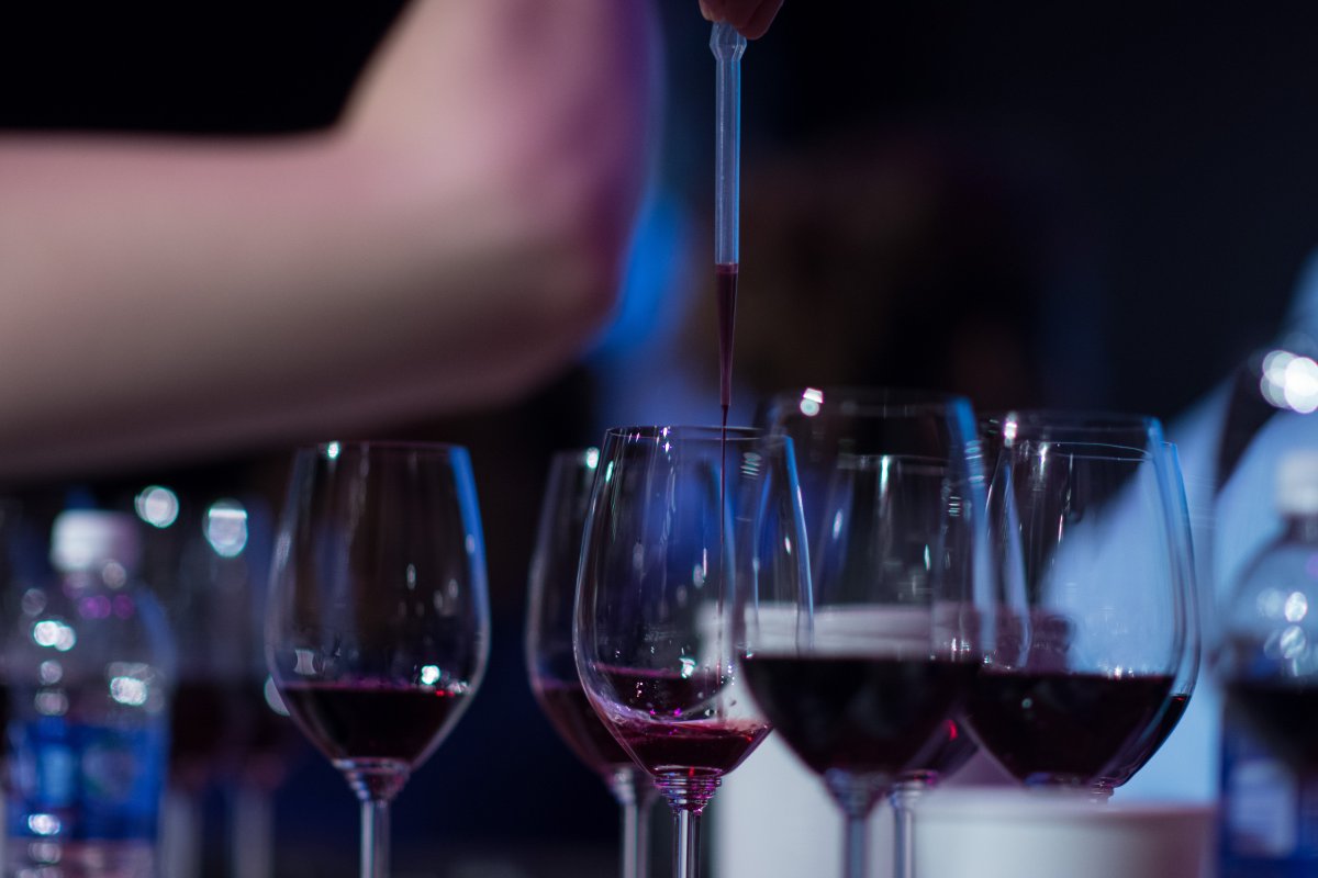 #WineWednesday Here's a great photo from the #ConnCreekWinery Blending Seminar with Tom Klassen!