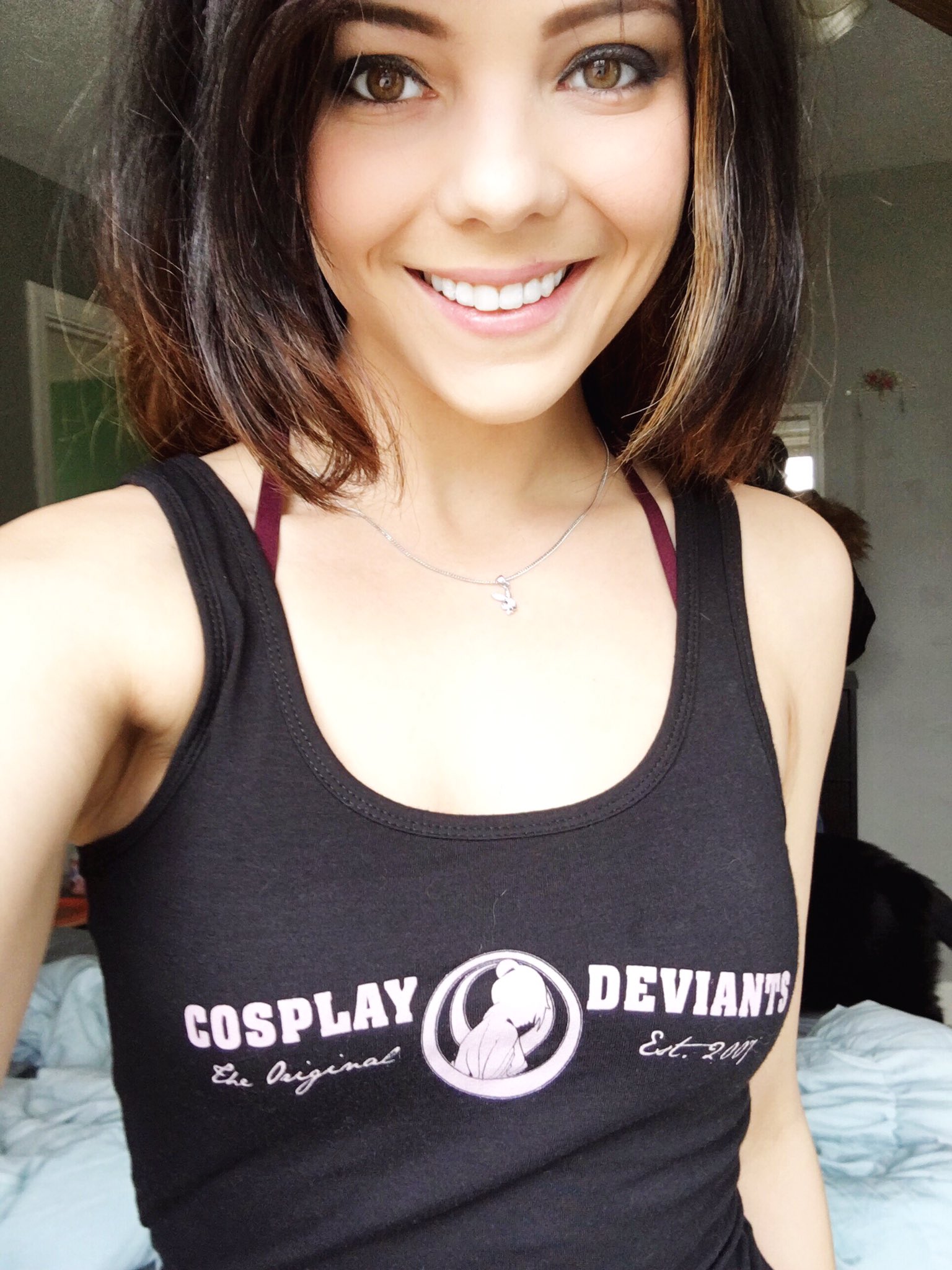 Got my official @cosplaydeviants tank! Love it! #theoriginal #since2007 #cosplaydeviants 😍thanks for having me 😘 https://t.co/b9YyvOTwmJ