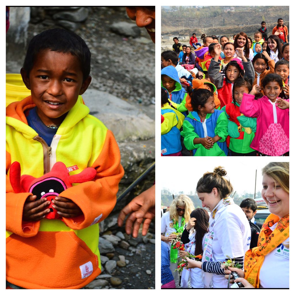 mountain_trust's tweet photo. Jumpers to keep #kids #warm in #Nepal donated from Rags to Riches #Dubai made from @emirates blankets - thank you! https://t.co/vCLLC2Ruwo