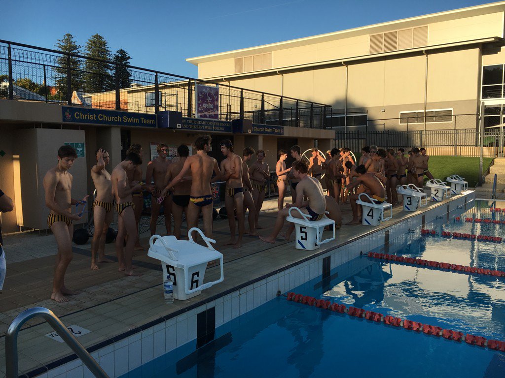 CCGSSport's tweet photo. Final prep session for CCGS Aquatics #2016Inters #CCGSSport https://t.co/neQwevXK2G