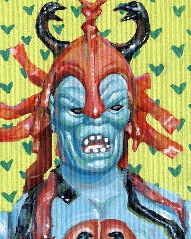 theodoricofyork's tweet photo. I 💙 Mumm-Ra (5"x7") #thundercats #mummra #mummy #minipainting #painting #art #portrait #toy #wytrab8 #hillarywhite … https://t.co/PB1m7pTdWd