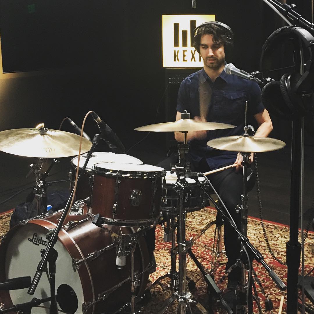 Joining us for #FunkyDrummerDay, it's @DaveyBrozo of @ModestMouse, @BlackWhales, more! KEXP.ORG