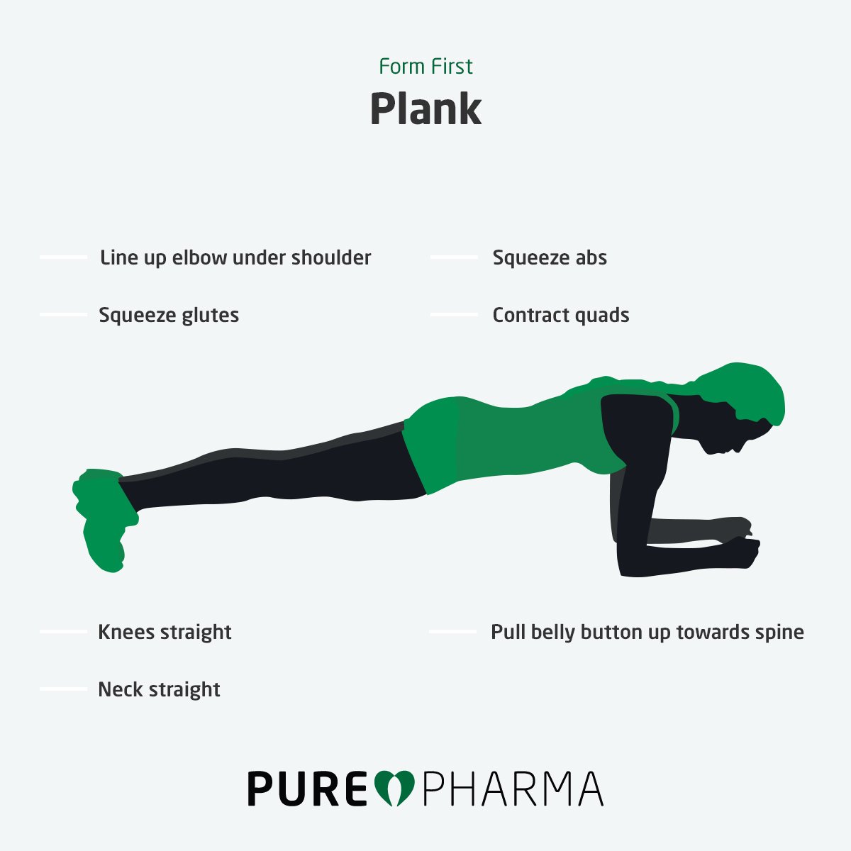 puorilife's tweet image. 7 tips to help you master the plank! #formfirst #plank #strength #purepharma