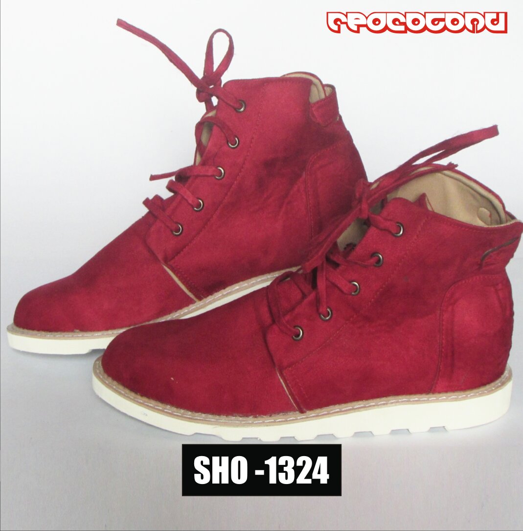 NEW ARRIVAL //
MAN BOOTS //
MAROON SUEDE //
CODE : SHO - 1324 //
SIZE:  43 //
PRICE : IDR. 300K //
