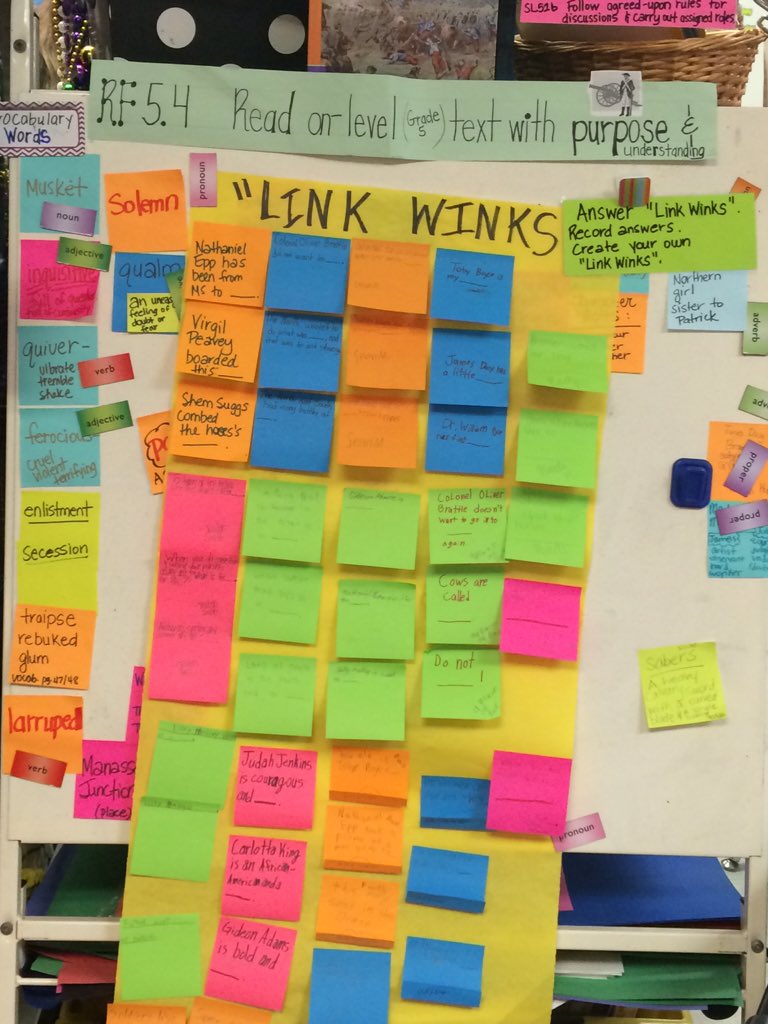 KHMcDaniel's tweet photo. #fabulousfifthgraders #ELAStations #TeamDCS https://t.co/QaVXcN16Nc