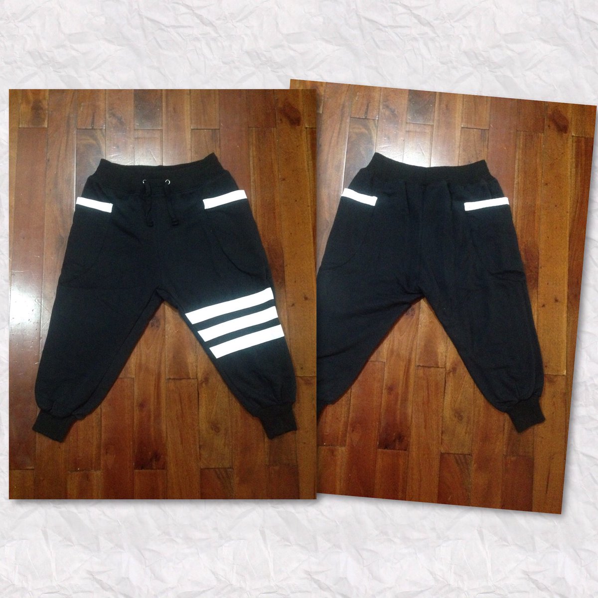 jogger stripes 3/4 168K size 28 30 32 34
