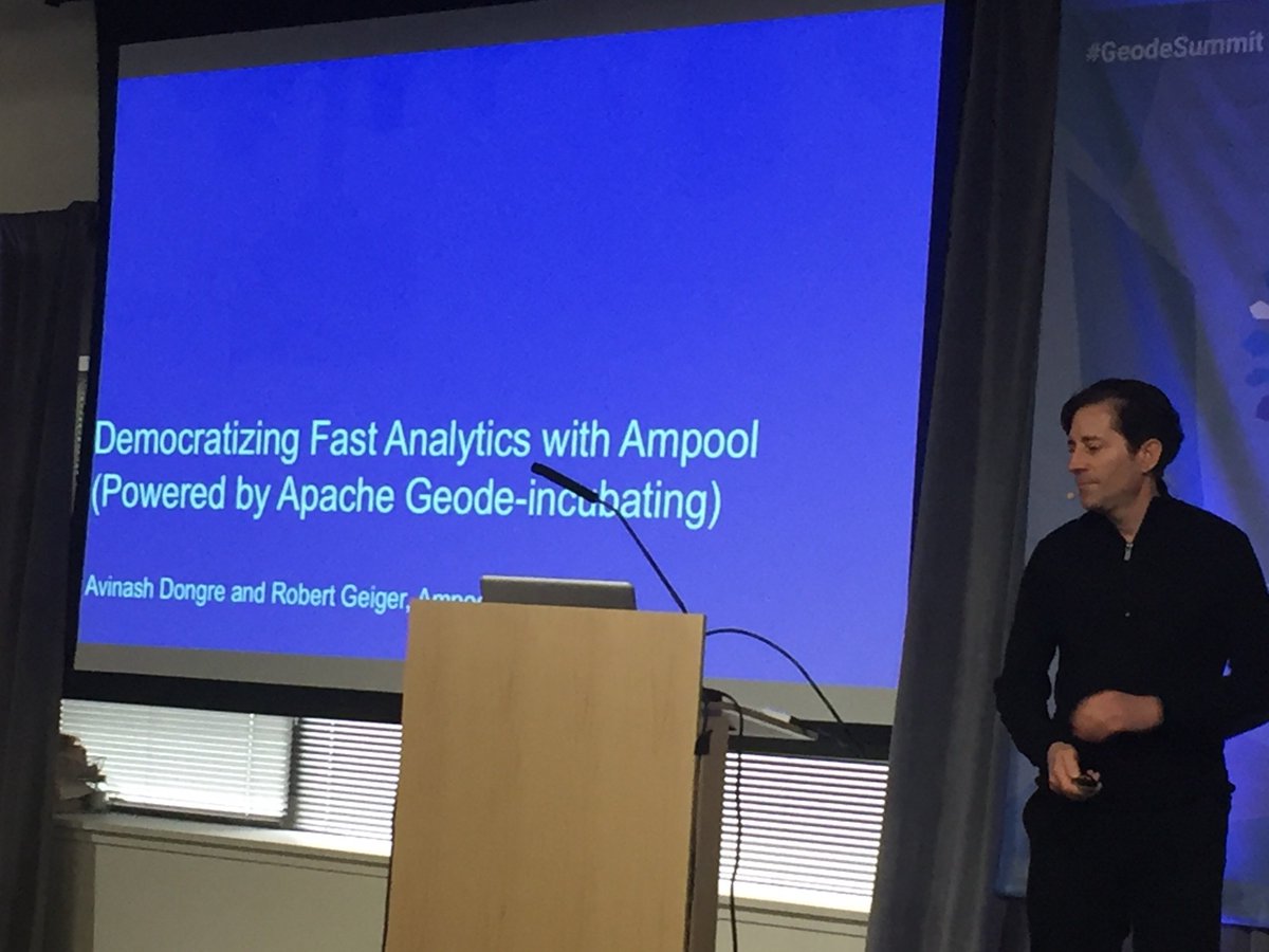 techmilind's tweet photo. Robert Geiger @rlgeiger on stage speaking about @AmpoolIO at #geodesummit https://t.co/LPuDVHNDxv