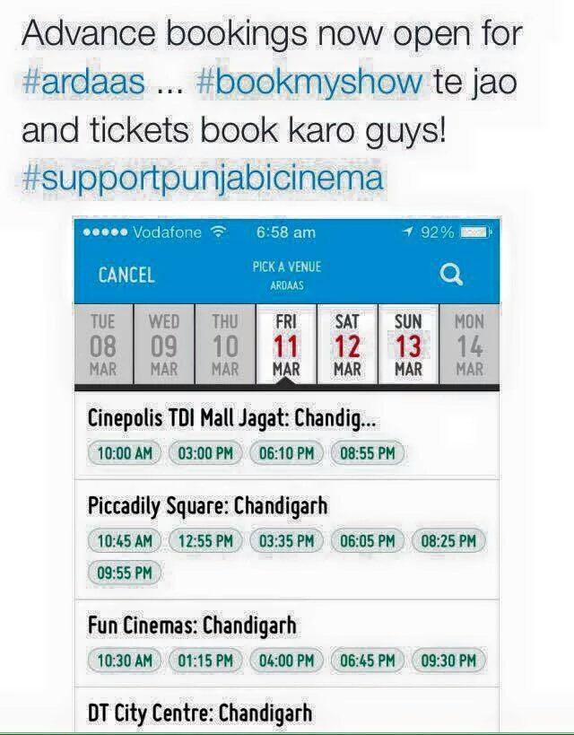 ranveer49982276's tweet image. Purchased ur tickets watching #gippy 22 di movie🎥🎬 first day first show Q wait kr rahe ho😘🙏
@igippygrewal @AmmyVirk