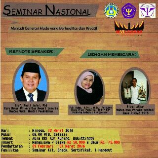 <a href="/kitaUNP/">Mahasiswa UNP</a> <a href="/infoSumbar/">SUMBAR</a> <a href="/BEMFIP56UNP/">BEM FIP 56 UNP Eksis</a> <a href="/HMJ_PGPAUD/">HMJ PGPAUD FIP UNP</a> <a href="/gantonews/">SKK Ganto UNP</a> 
Join yuk agenda keren ini by <a href="/PsikologiUNP/">PsikologiUNP</a>