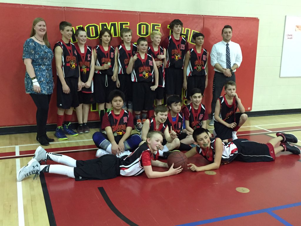 St_JPII's tweet photo. Congrats Gr. 7 Boys for their thrilling 32-30 victory vs. OJ today in league finals! #GryphonHoops #StJPIIStrong https://t.co/DZZwdgYhQH