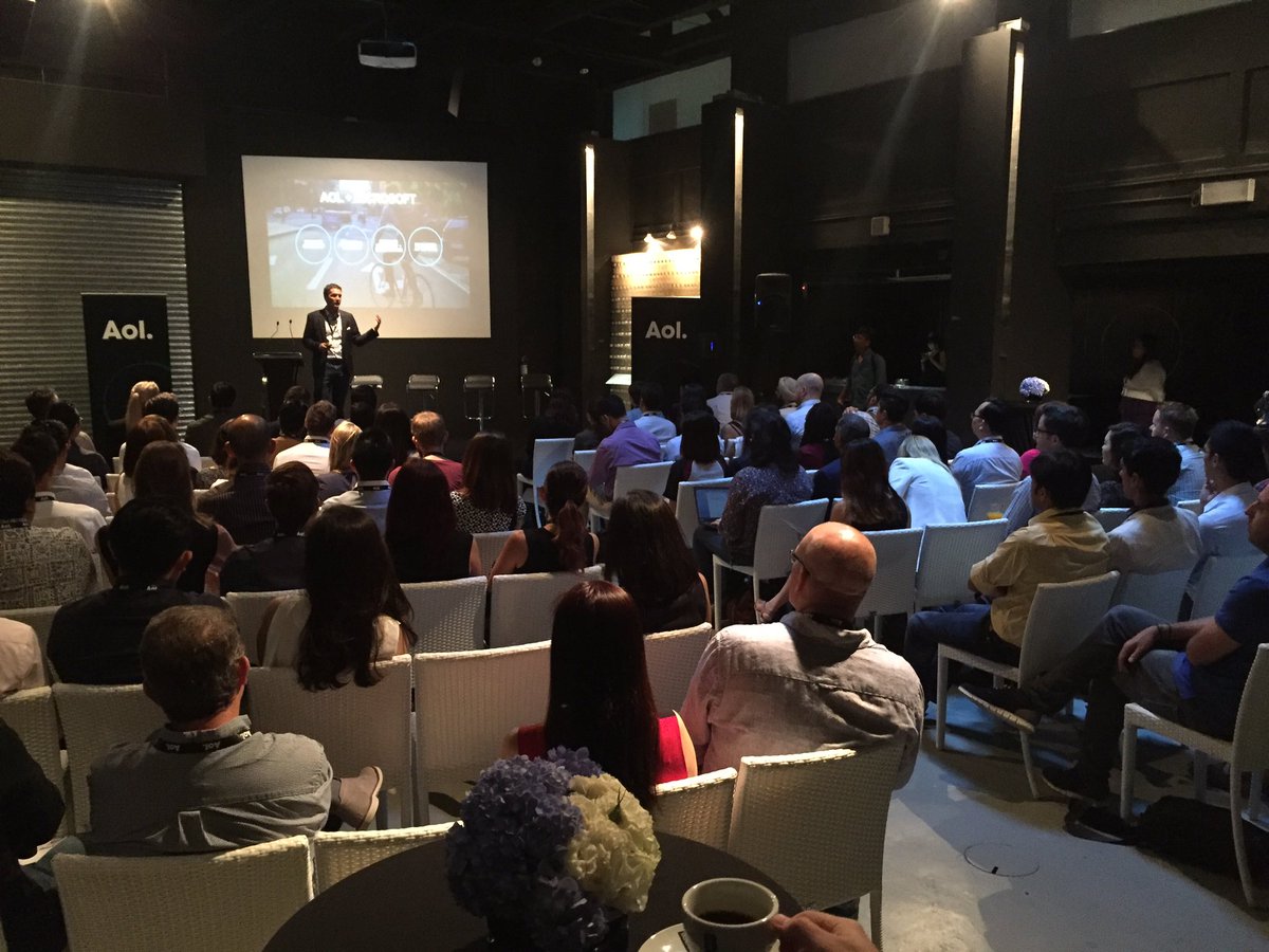 Full house #aolsoi #aolplatforms <a href="/gmoysey/">Graham Moysey</a>