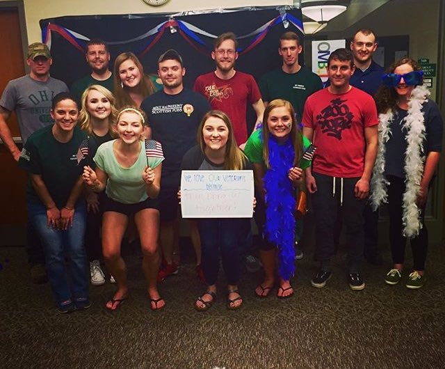 Thanks to everyone who came out to support OUr #BobcatVets tonight!
"We love OUr vets because the bring us together"