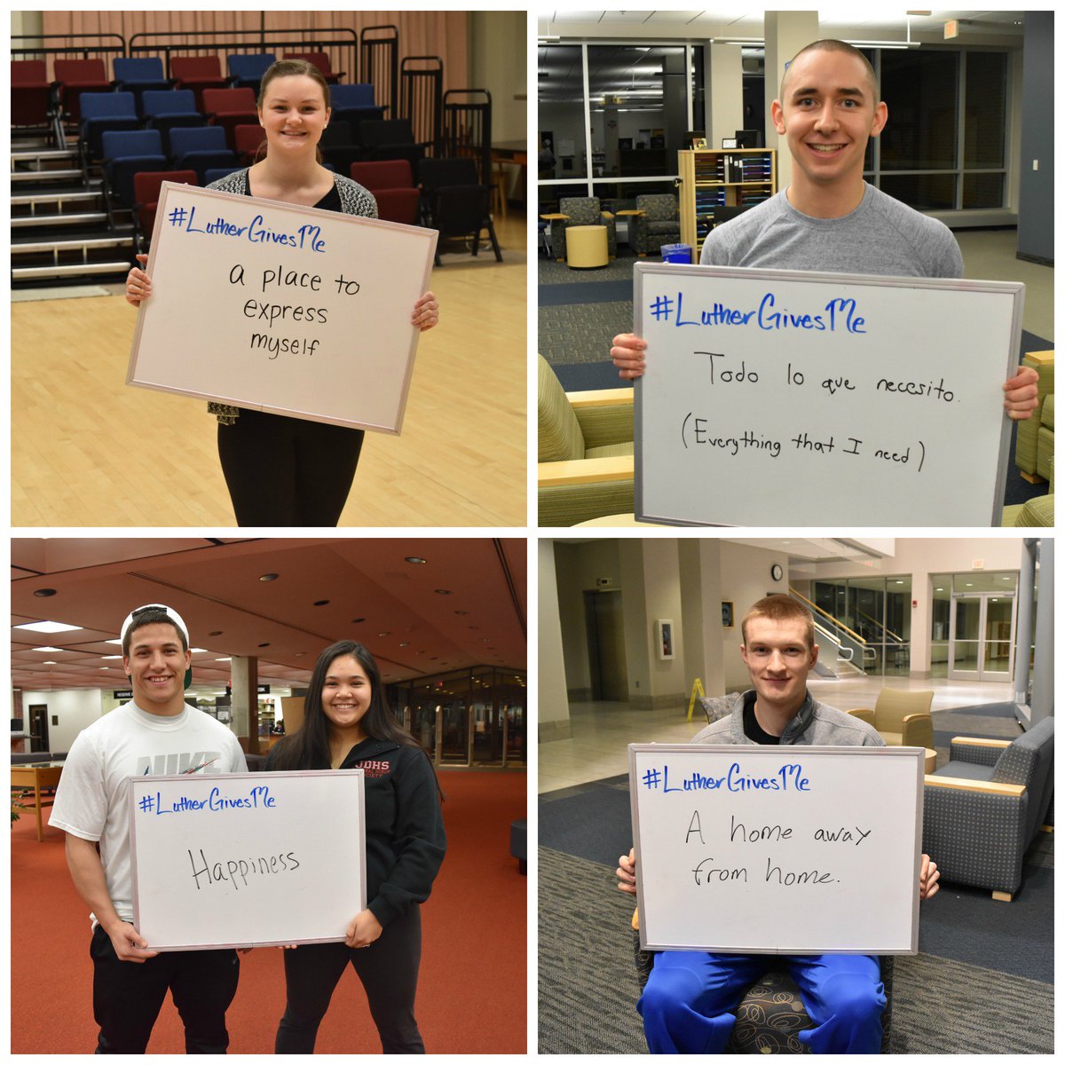 luthercollege's tweet image. On the eve of Giving Day, students reflect on what Luther gives them as a result of generous donors #luthergives16