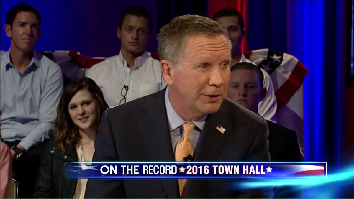 FoxNews's tweet photo. .@JohnKasich: "We have to be Americans - Americans, before we're Republicans and Democrats." @greta https://t.co/ZuubdhTdnS