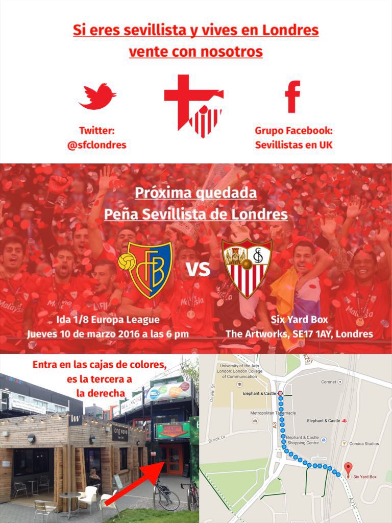 Aquí ya estamos concentrados en el partido de mañana jueves! Ven a vivirlo con nosotros!  #psLondres #EuropaLeague