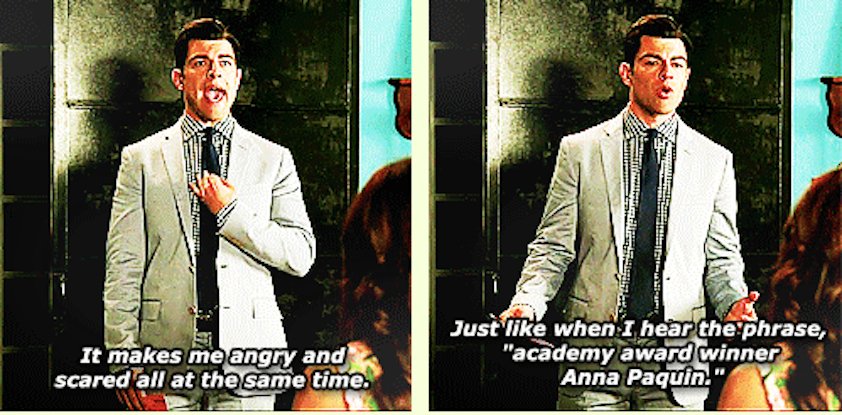 BuzzFeed's tweet photo. The funniest “New Girl” quotes from the first 99 episodes https://t.co/VdbT0eOnZ2 https://t.co/7ar5VScd6m