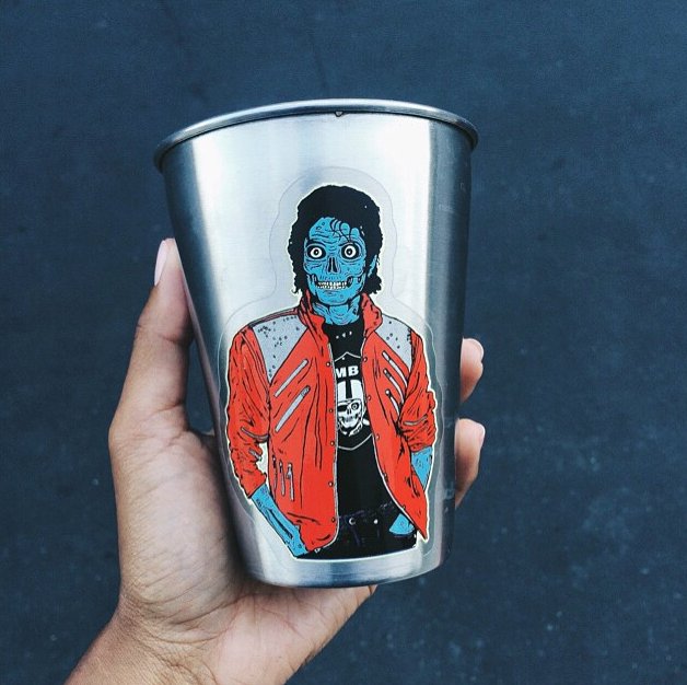 CupsCompany's tweet photo. PYT: Plastic-free young thing #plasticfree #zerowaste #stainlesssteel #cupsco #thriller https://t.co/4rSkvXuUPQ