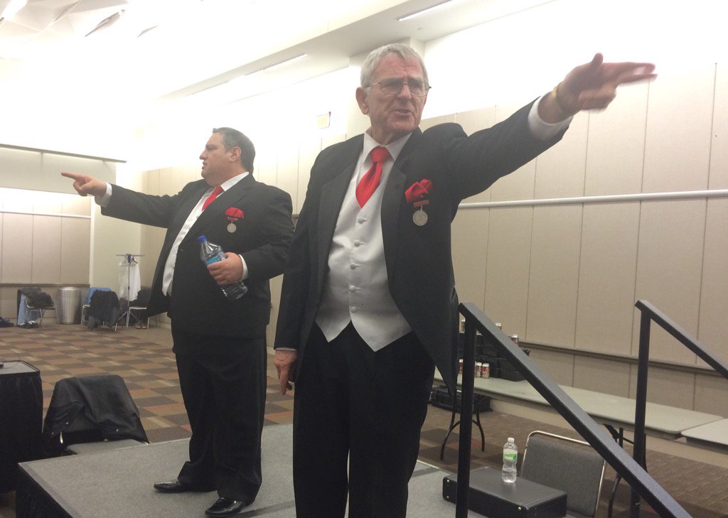 AOHchorus's tweet photo. Jim Henry and David Wright take charge before #SWACDA #swacda2016 https://t.co/OXDF5qSHAt