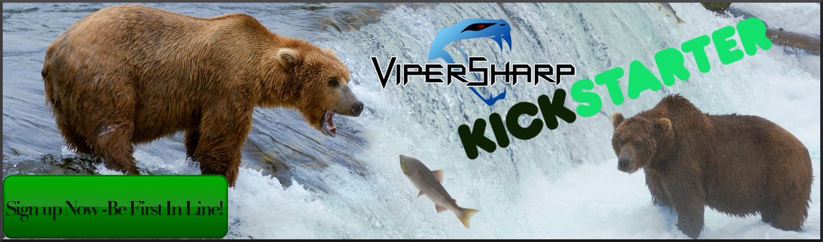 ViperSharp's tweet image. Finally heading home for the night. Finished new banners. vipersharp.com/vipersharp-gea…
#vipersharp #kickstarter