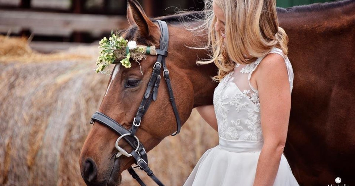 ActalizeCapital's tweet image. Bride's Wedding Day Shoot With Rescue Horse Is A Thing Of B... twib.in/l/oykM4yKaX4a | twibble.io