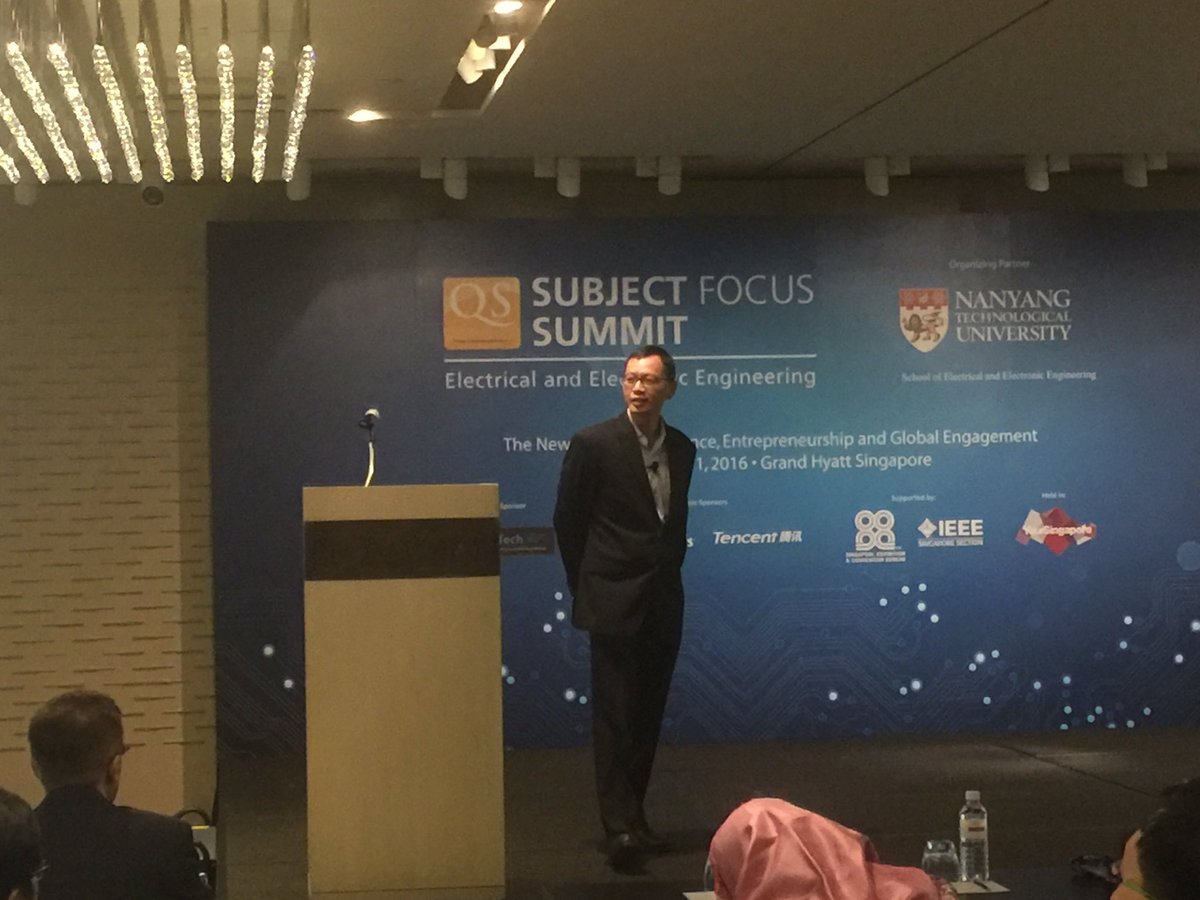 QSCorporate's tweet image. Dr Shiang-Long Lee from Agency for Science, Tech &amp;amp; Research at #QSSubjectFocus #ElectricalandElectronicEngineering