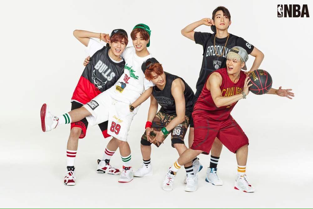 Mark93Bam97's tweet photo. [160310] GOT7 NBA Style https://t.co/gZlzxxLJR5