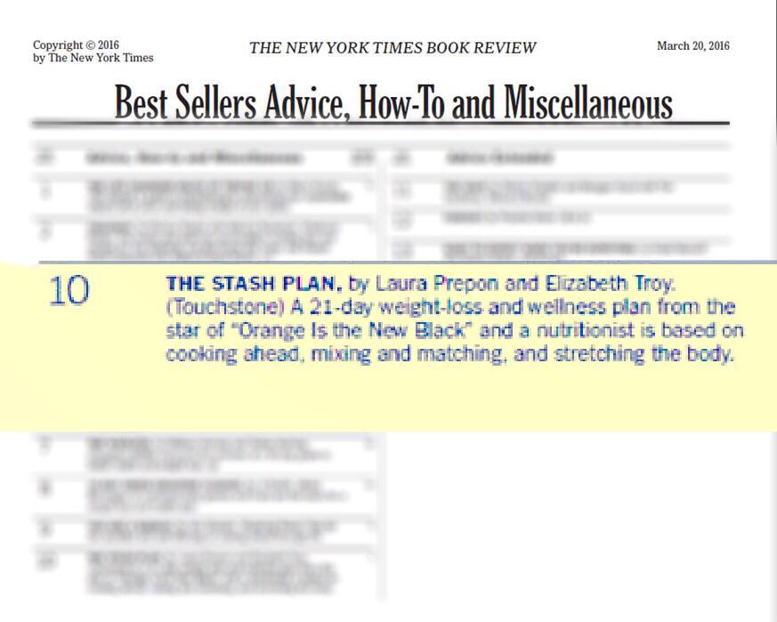 LauraPrepon's tweet photo. Guys, we did it! I'm so thankful for every single one of you! NY TIMES BESTSELLER! #soproud #TheStashPlan https://t.co/11NwtvHRI1