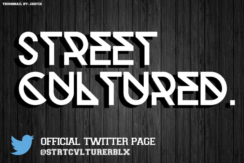 STRTCVLTURERBLX's tweet photo. Street Cultured has hit Twitter! Follow us for updates on part releases, events and much more! #STRTCVLTURED #ROBLOX https://t.co/b9k478p5iQ
