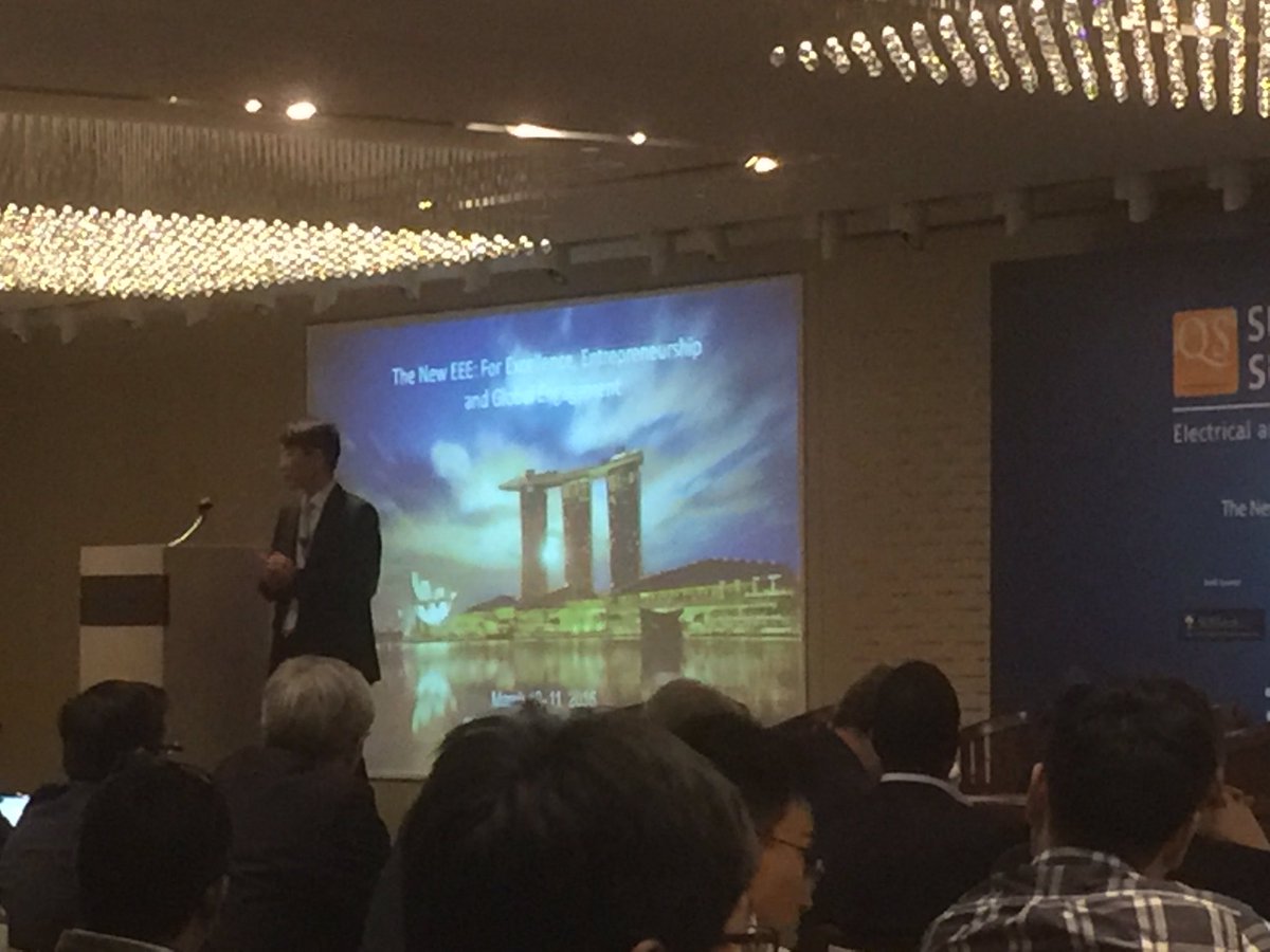 QSCorporate's tweet image. Prof Chang-Hee Lee from KAIST speaks at #QSSubjectFocus #ElectricalandElectronicEngineering