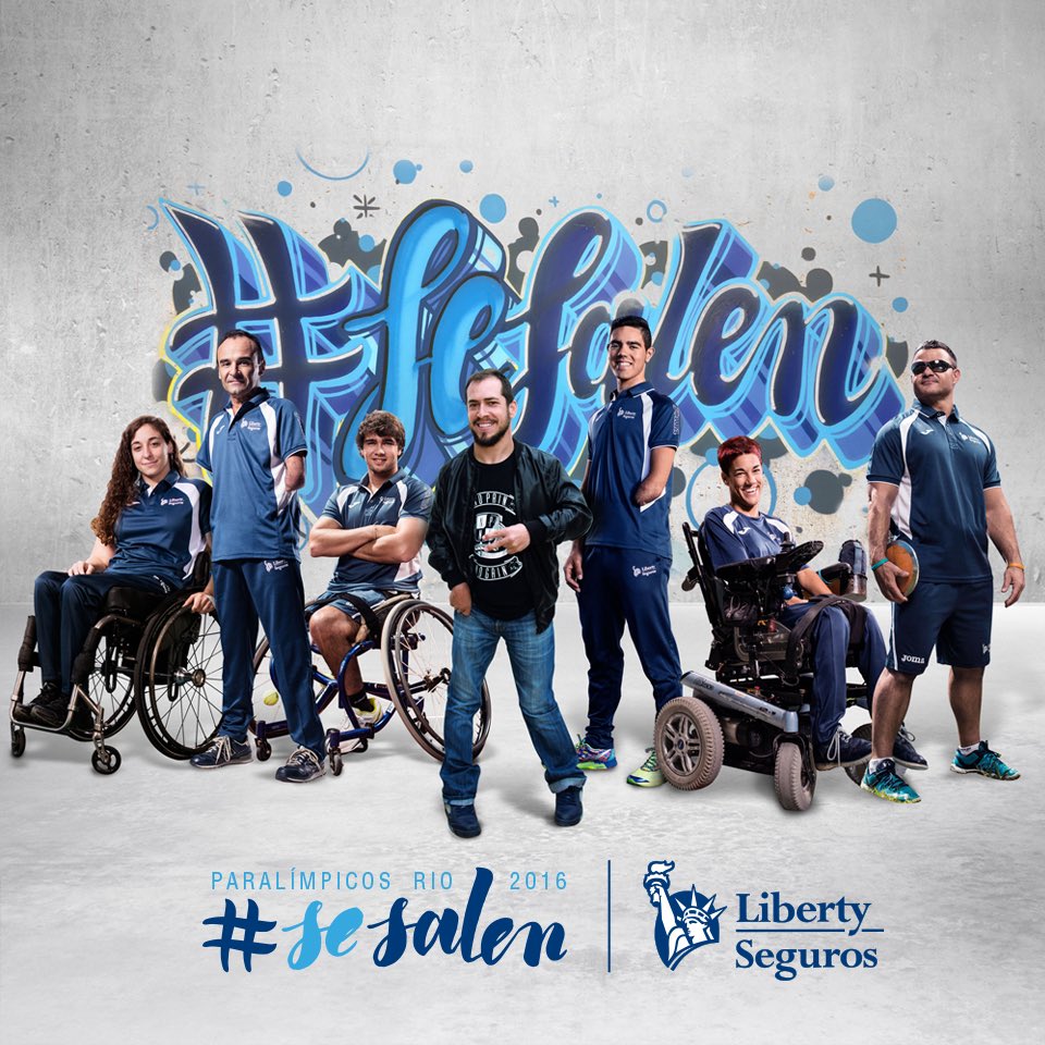 Hoy estreno #sesalen mi canción d apoyo al equipo paralímpico español. Únete al club de fans facebook.com/events/1709771…