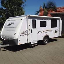 A 2008 Jayco caravan, reg YIB807, stolen from Camelot Drive, Paralowie, South  Australia, yesterday.