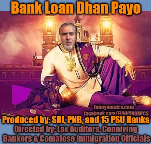 Funnynomics's tweet photo. #VijayMallya #statebankofindia #rbi #raghuramrajan #pnb #inr #nse #bse #nifty #sensex #timesnow #etnow #ndtv #zee https://t.co/2lyubULEJS