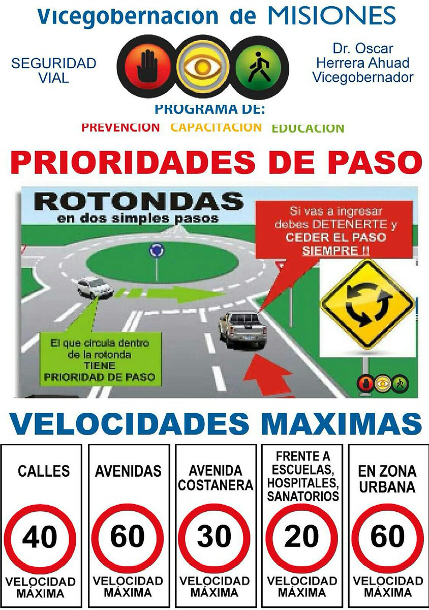 SegurVial's tweet photo. ¿CONOCES REALMENTE LAS PRIORIDADES DE PASO EN ROTONDAS Y LAS VELOCIDADES MAXIMAS EN LA CIUDAD? ¿Y SI LAS RESPETAMOS? https://t.co/nDzF2C6RS1